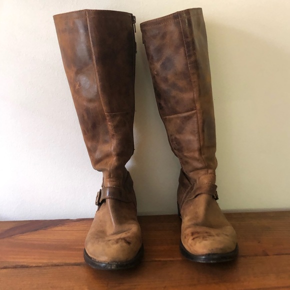 Steve Madden Sinclair Cognac Boots - Picture 2 of 8